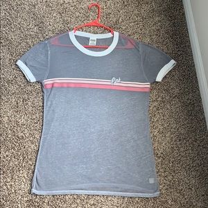 👍🏽PINK oversized gray colored T-Shirt